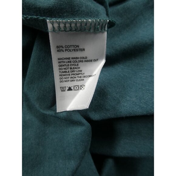 Tommy Bahama Men's Jungle All The Way Deep Teal‎ Green T-Shirt Size XL - Picture 5 of 6